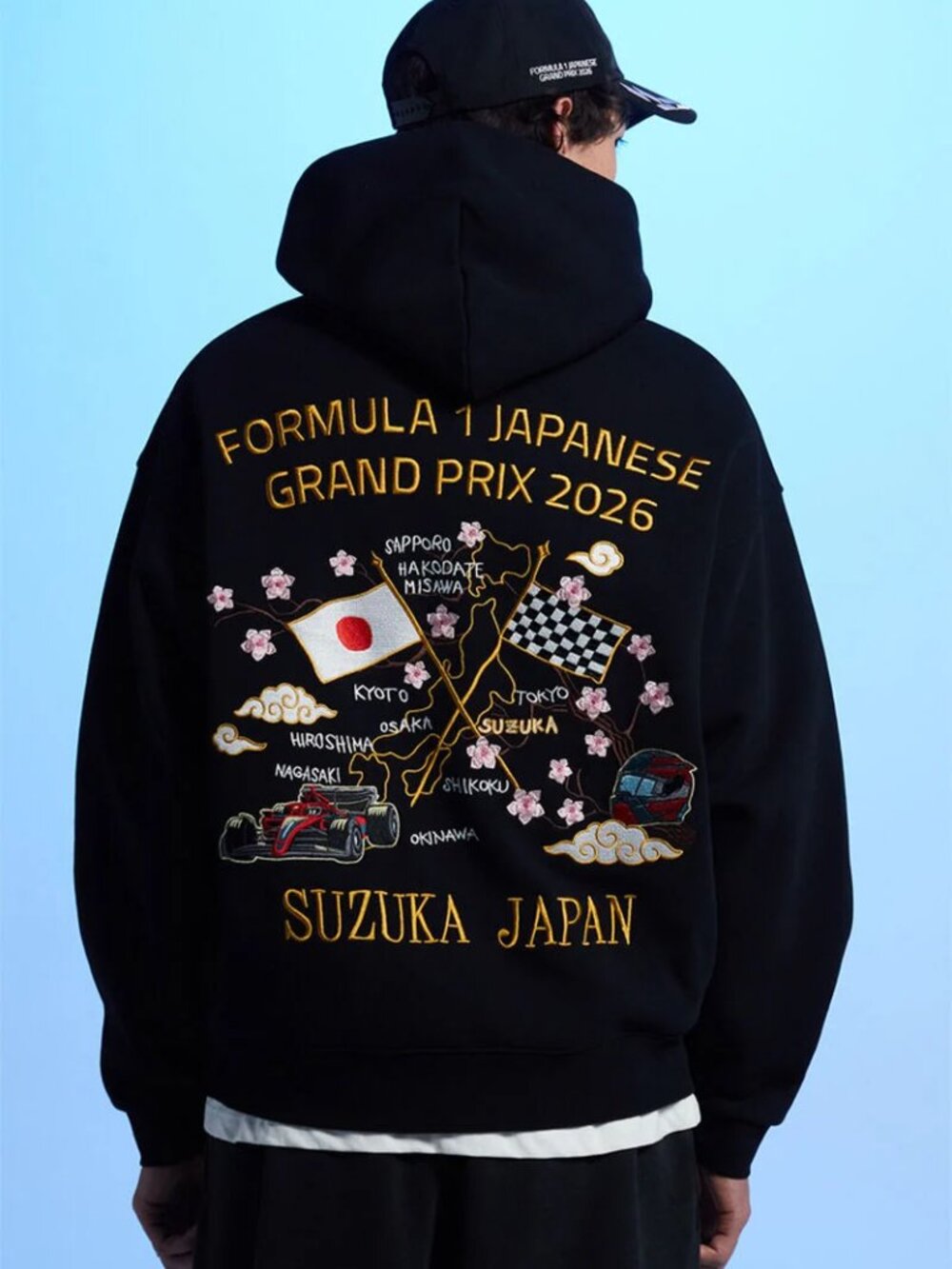 NWT Formula 1 x Pacsun Suzuka Sakura Hoodie